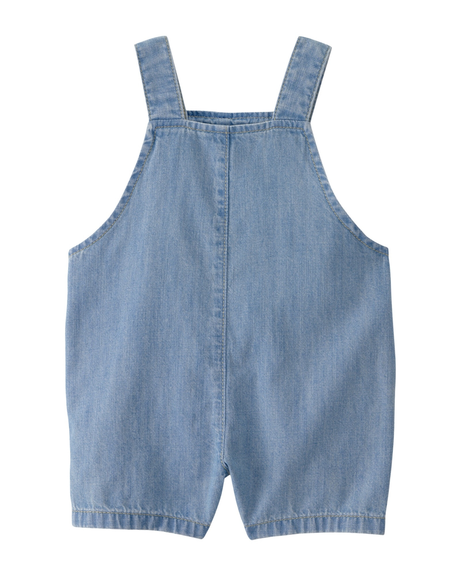 Enterito corto de chambray de algodón orgánico Sin color