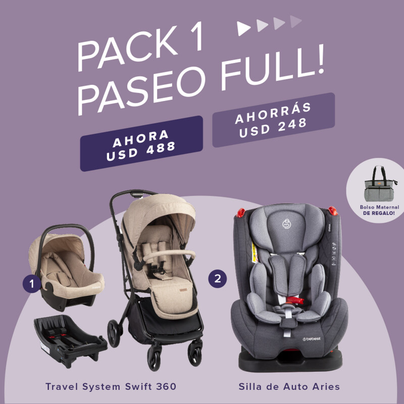 Pack Paseo 1 Swift TS + Aries + Bolso de Regalo Pack Paseo 1 Swift TS + Aries + Bolso de Regalo