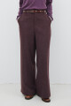 PANTALON MELANGE BURDEOS