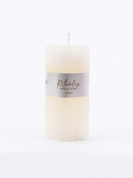 VELA FLOR COCO BEIGE