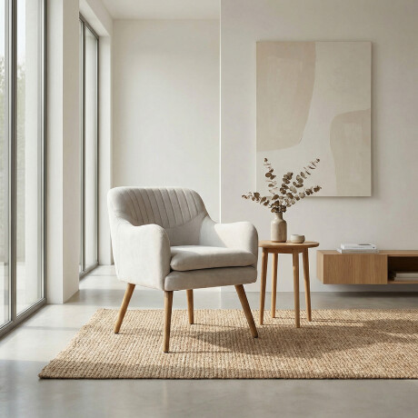 Butaca Melania - Tela Microfibra C39 (Hielo)