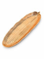 BANDEJA HOJA MEDIANA DORADO