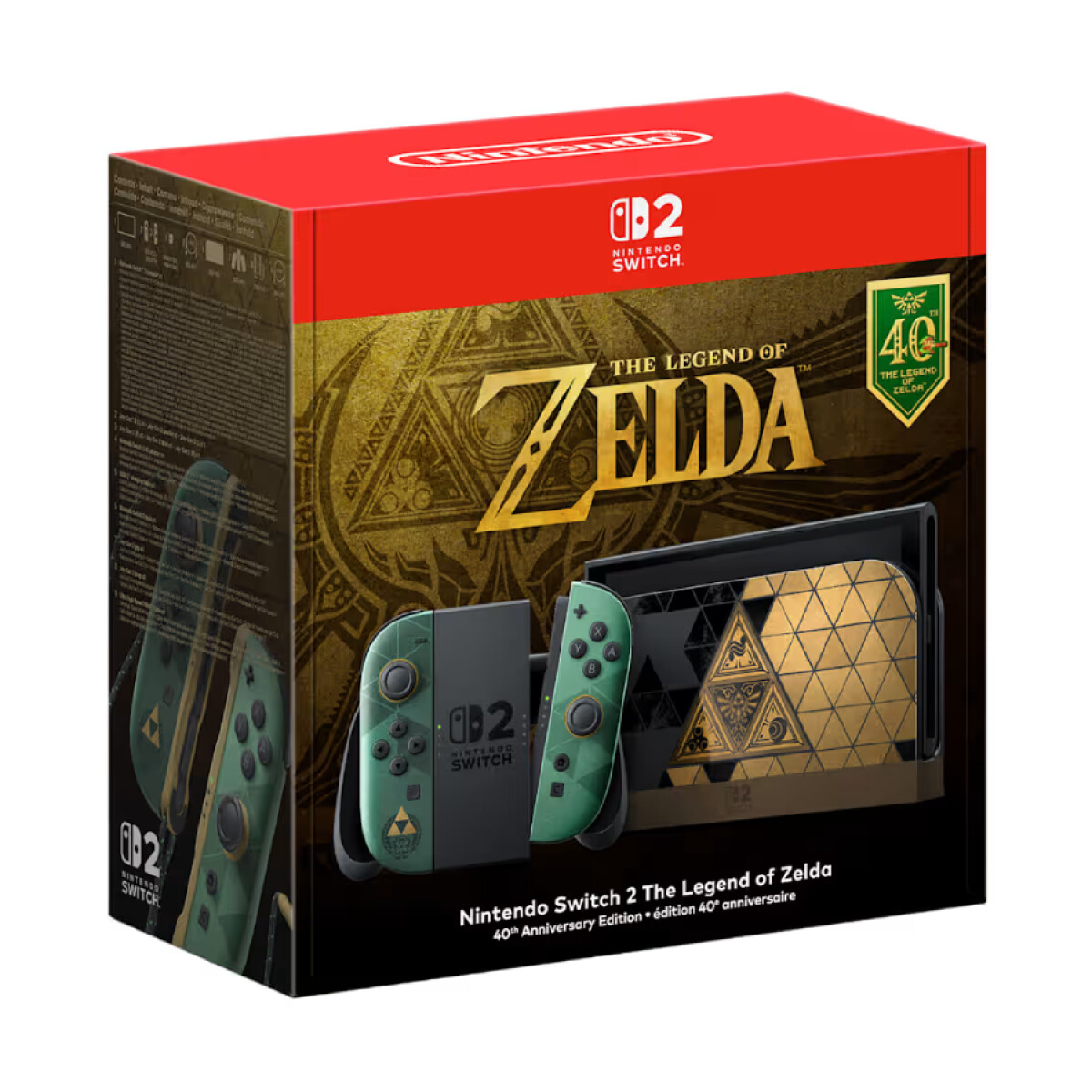Pre Venta - Nintendo Switch 2 (edición 40 Aniversario The Legend Of Zelda) 