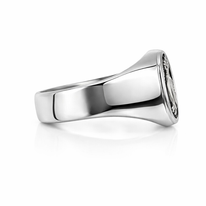 Anillo Profesión Profesor - Plata y Oro-Sin Piedra-AP5042 ap5042