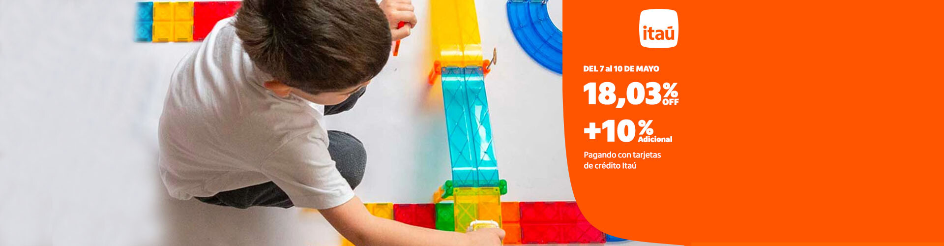 Descuento IVA OFF + 10 Adicional Itaú Crédito 7 al 10 de mayo