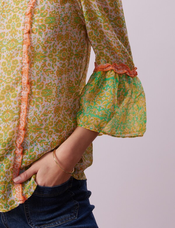 Blusa Printed VERDE/MULTI