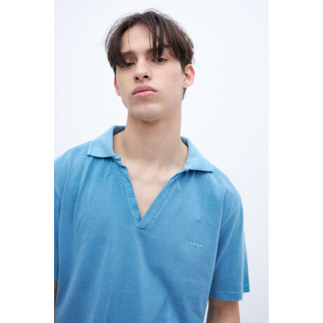 Remera polo Dax Petroleo