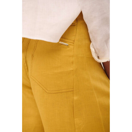 Pantalon Wide Xl Linen Ss26 Pistacho
