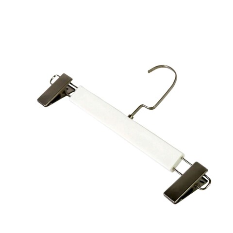 PERCHA BLANCO C/GANCHO 32X12.5CM 3PZAS Unica