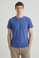 Remera cuello redondo ICONIC 150 AZUL MARINO