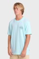 REMERA SINGLE FIN PREMIUM SS A-azul