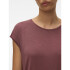 VMAVA PLAIN SS TOP GA JRS NOOS Rose Brown