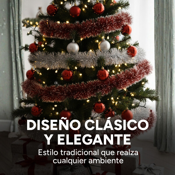 Árbol Arbolito De Navidad Premium Decoracion Navideña 1.5m Color Verde