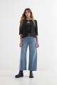 Cardigan mangas 3/4 NEGRO