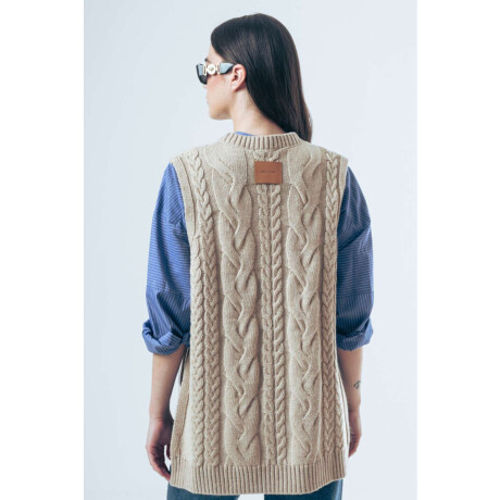 Chaleco Trensi Off White