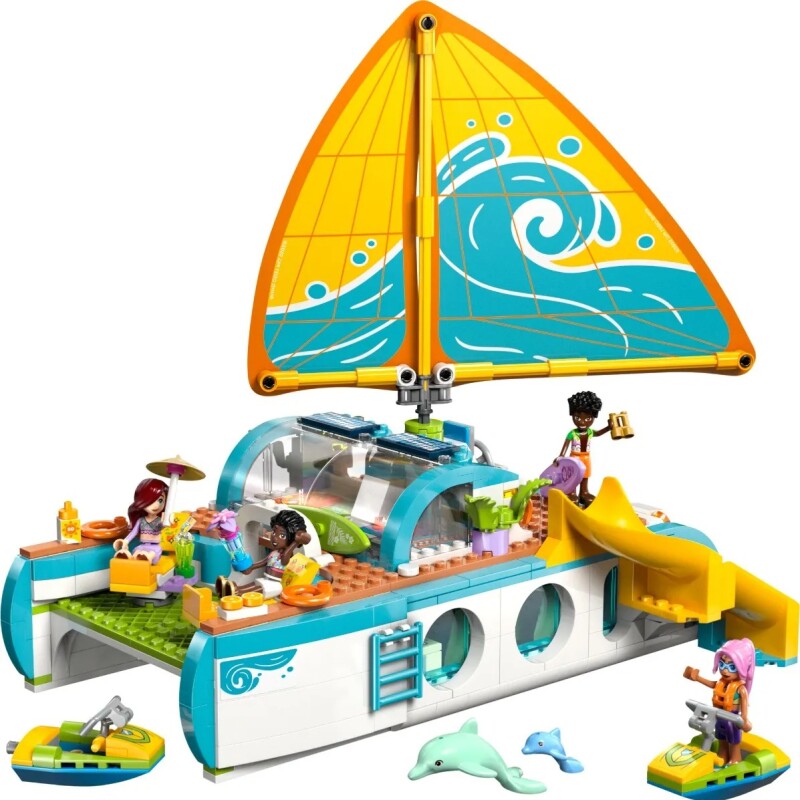 LEGO Friends 42664 Barco de Viaje Adventure – Lancha con 4 Minidolls y Delfines LEGO Friends 42664 Barco de Viaje Adventure – Lancha con 4 Minidolls y Delfines