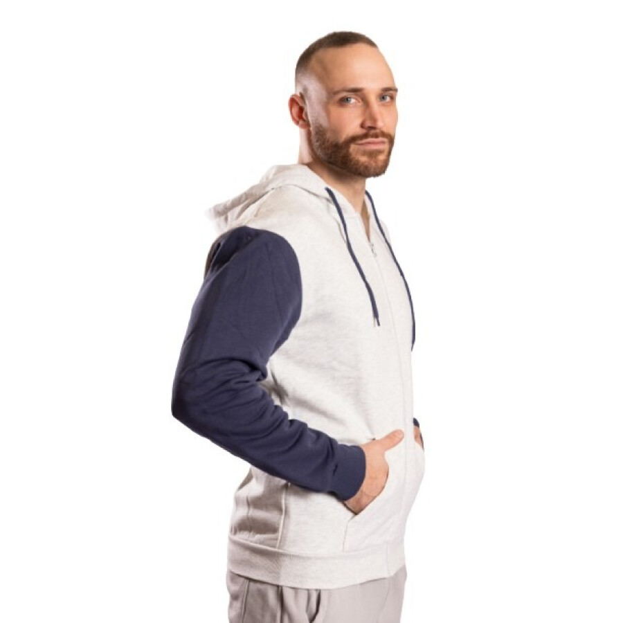 LENERGY JACKET FELPA GREY/NAVY