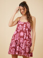 VESTIDO CORTO EDDA RUSTY Berry