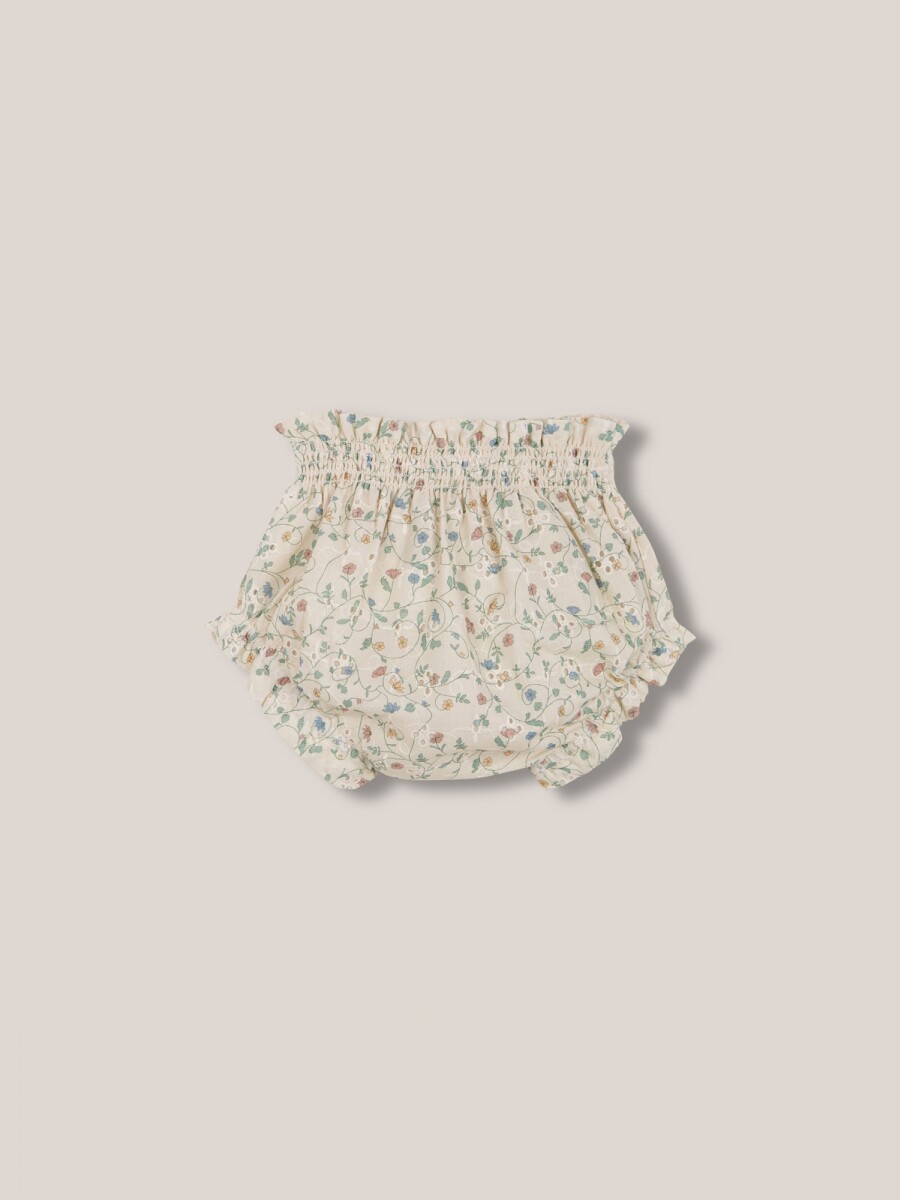 Pantalon De Flores Piedra