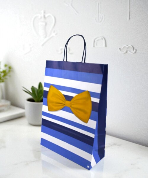 Bolsa fantasia luna 30x12x41 cm. MOÑO AMARILLO