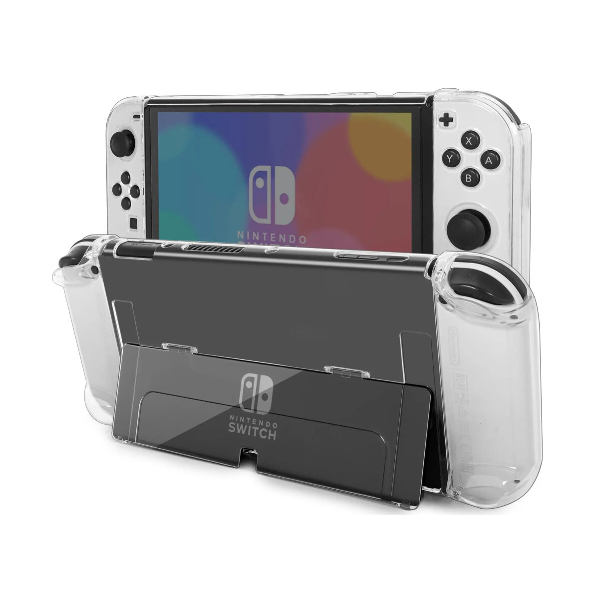 Protector de silicona Tpu para Nintendo Switch Oled - Transparente 