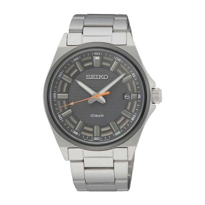 Reloj Seiko SUR507P1 para hombre con correa de acero Plateado