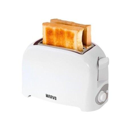 Tostadora Marvo 2 rebanadas 750W Blanco
