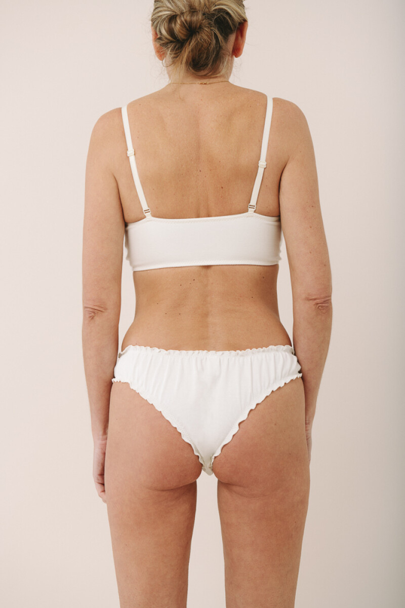 Pantie Cata [B40] Algodón Crema