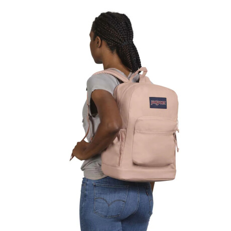 Mochila Escolar p/ Laptop Jansport Cross Town Plus Original Misty Rose