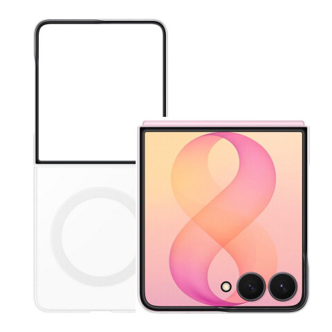 Funda Magnética Transparente Samsung Para Galaxy Z Flip8 SAMSUNG Z FLIP 8 MAGNET CLEAR