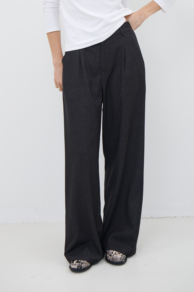 PANTALON JEAN TEXTIL NEGRO