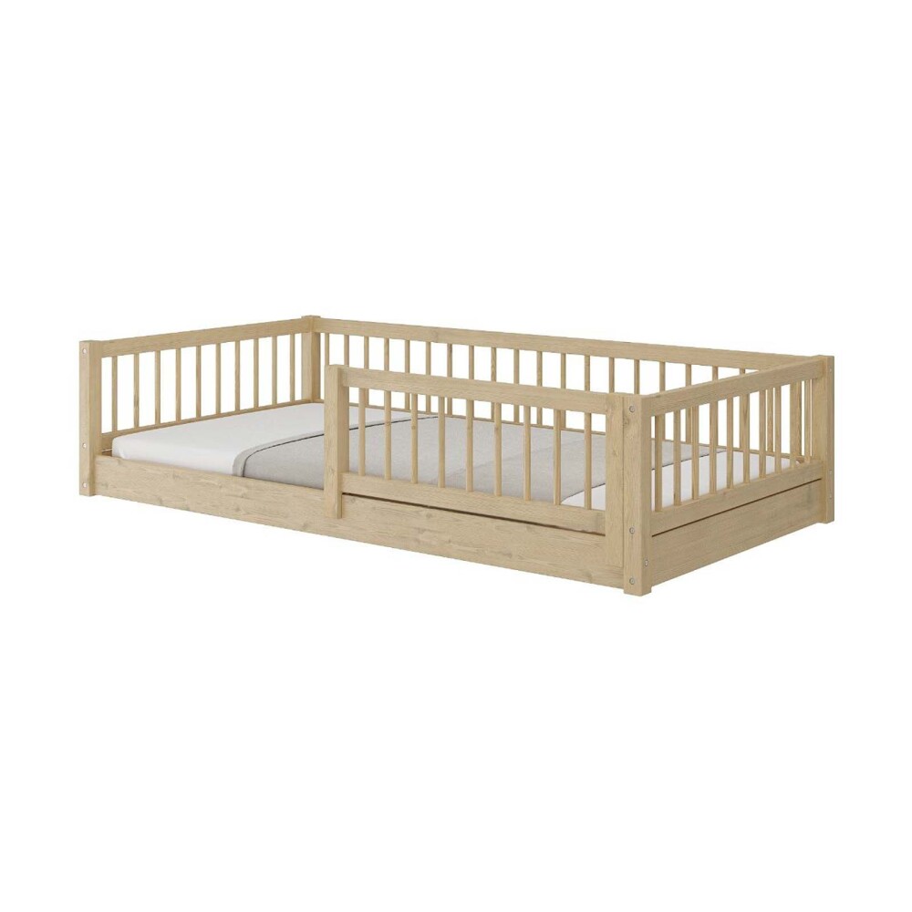 CAMA MADERA NATURAL-BEIGE FARM
