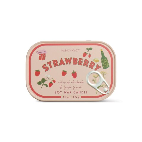 VELABIS Vela Aromática 4.5 Oz En Lata Paddywax - Strawberry