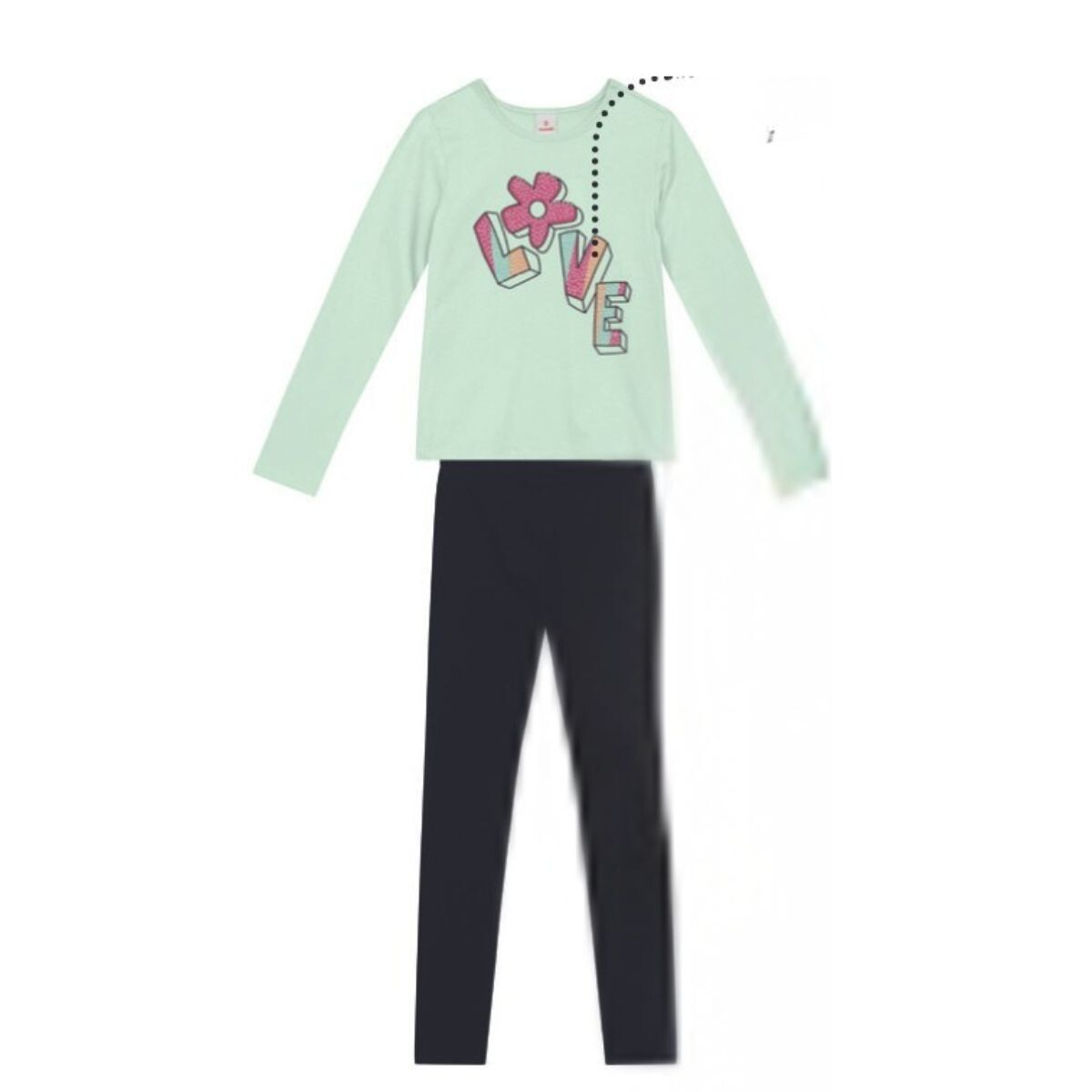 CONJUNTO 4-10 - VERDE/NEGR 
