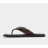 TAZZO BLACK LEATHER DARK BROWN