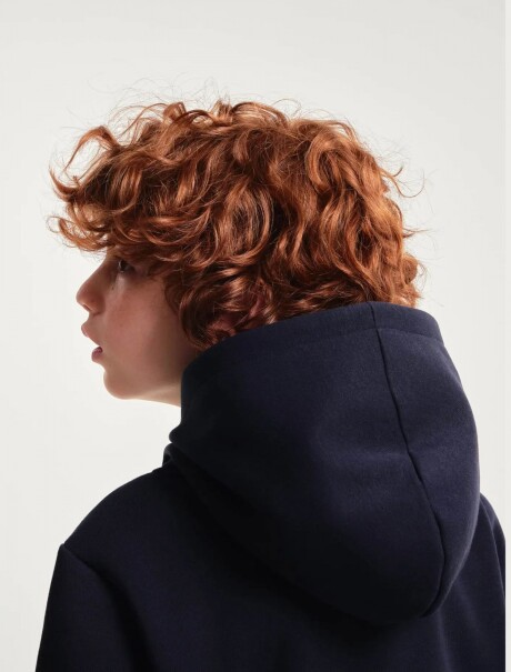 BUZO BÁSICO INFANTIL CON CAPUCHA POLERON INFANTIL