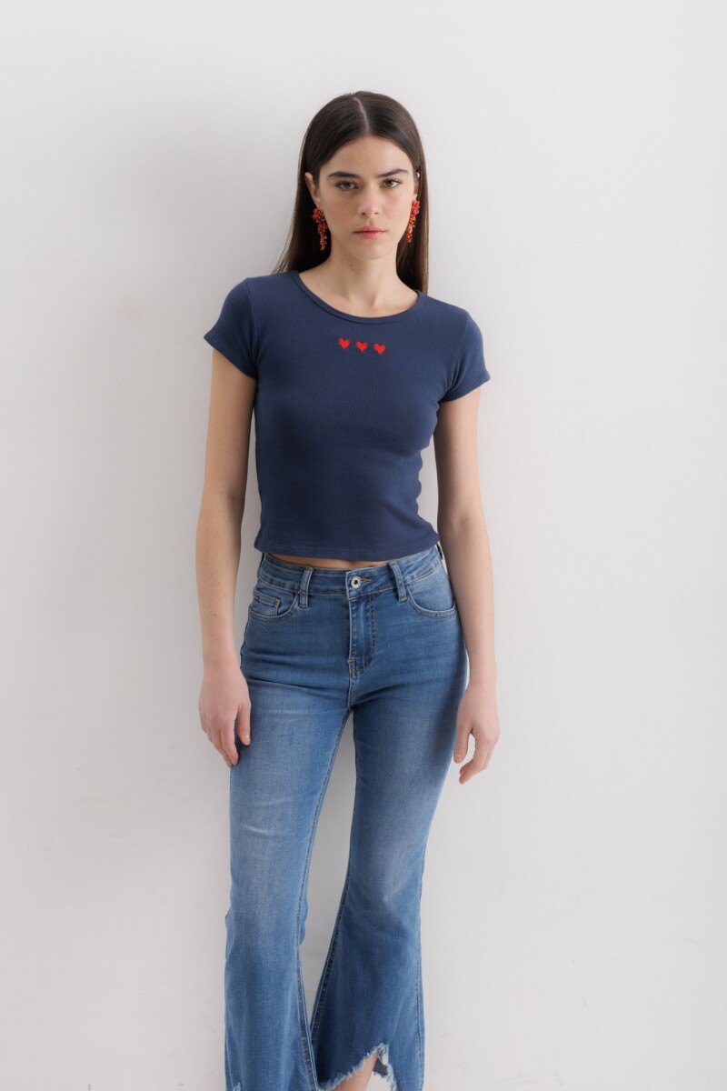 Musculosa Nera Azul