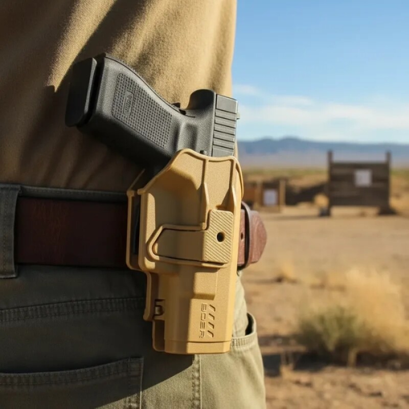 Canana Boer Rigida Para Glock 19 / 23 / 32 Beige