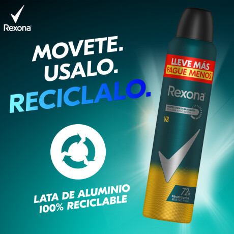 Rexona Men Desodorante Aerosol Ap V8 250ml Rexona Men Desodorante Aerosol Ap V8 250ml