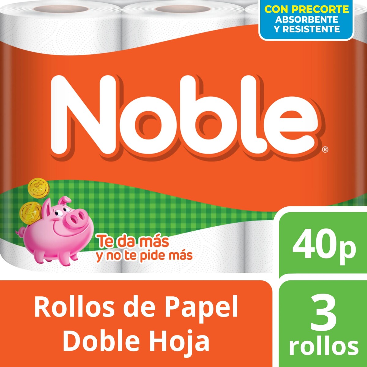 TOALLAS DE COCINA NOBLE 120 PAÑOS 