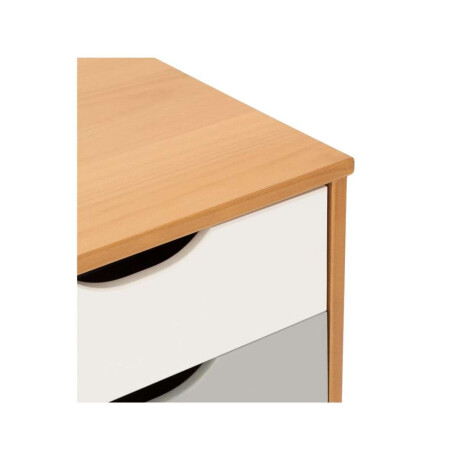 Mesa De Luz 2 Cajones Linea Nordica
