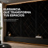 Placa PVC Símil Mármol Utilizables 2,2X1,22 Resistente 3Mm Negro