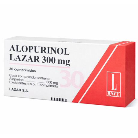 Alopurinol 300mg 30 Comprimidos Alopurinol 300mg 30 Comprimidos