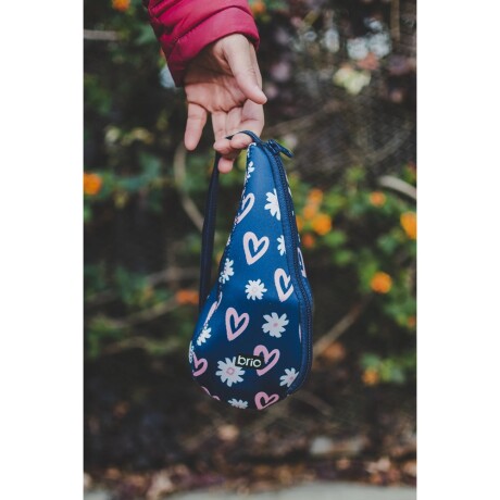 Funda para Mate Neopreno Brio AZUL-CORAZONES