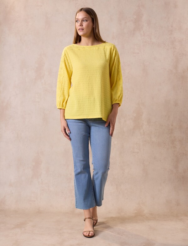 Blusa Broderie AMARILLO