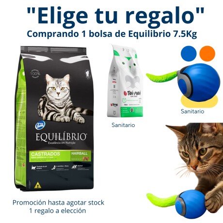 EQUILIBRIO GATO CASTRADO 7.5 KG Equilibrio Gato Castrado 7.5 Kg
