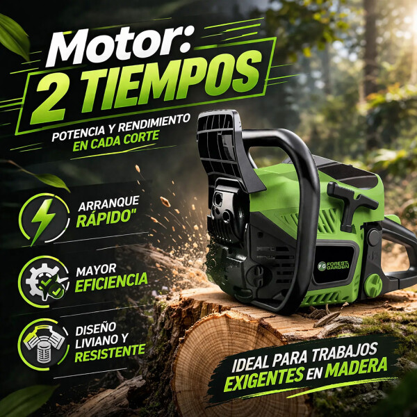 Motosierra A Gasolina De 58cc Forest & Garden Espada 20" Mo 758/20 MOTOSIERRA FOREST&GARDEN 58CC MO758/20