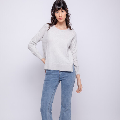 SWEATER NADINE Gris Claro Melange