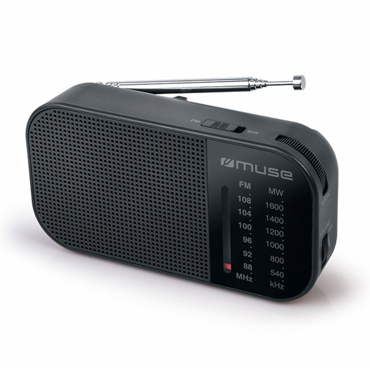Radio Portátil Muse M025r Am Fm Negro 