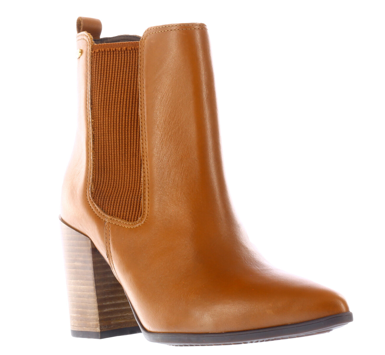 Botas de Mujer Bottero lisa con elastico - Marrón Coñac 